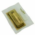 Ives Commercial Solid Brass Large Rectangular Flush Pull Bright Brass Finish 227B3